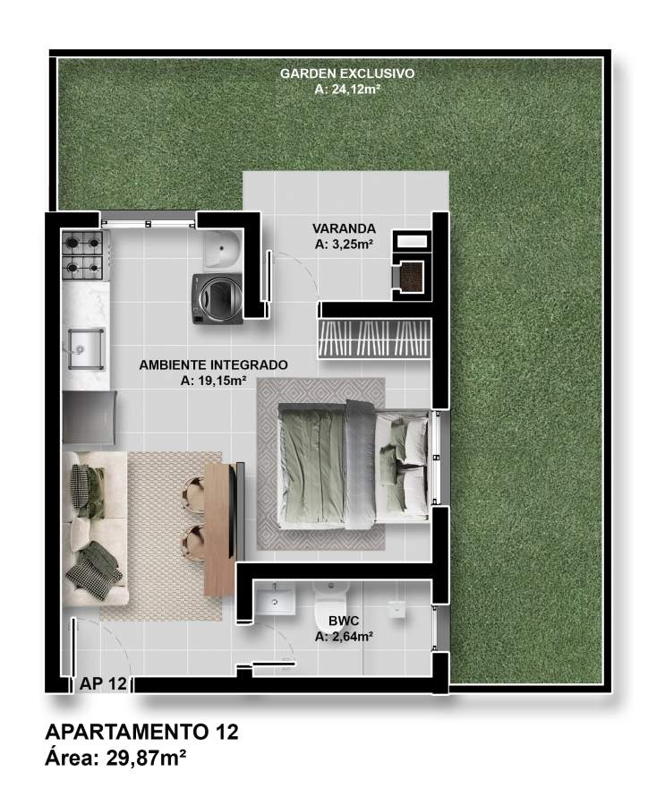 Apartamento, 3 quartos, 51 m² - Foto 8
