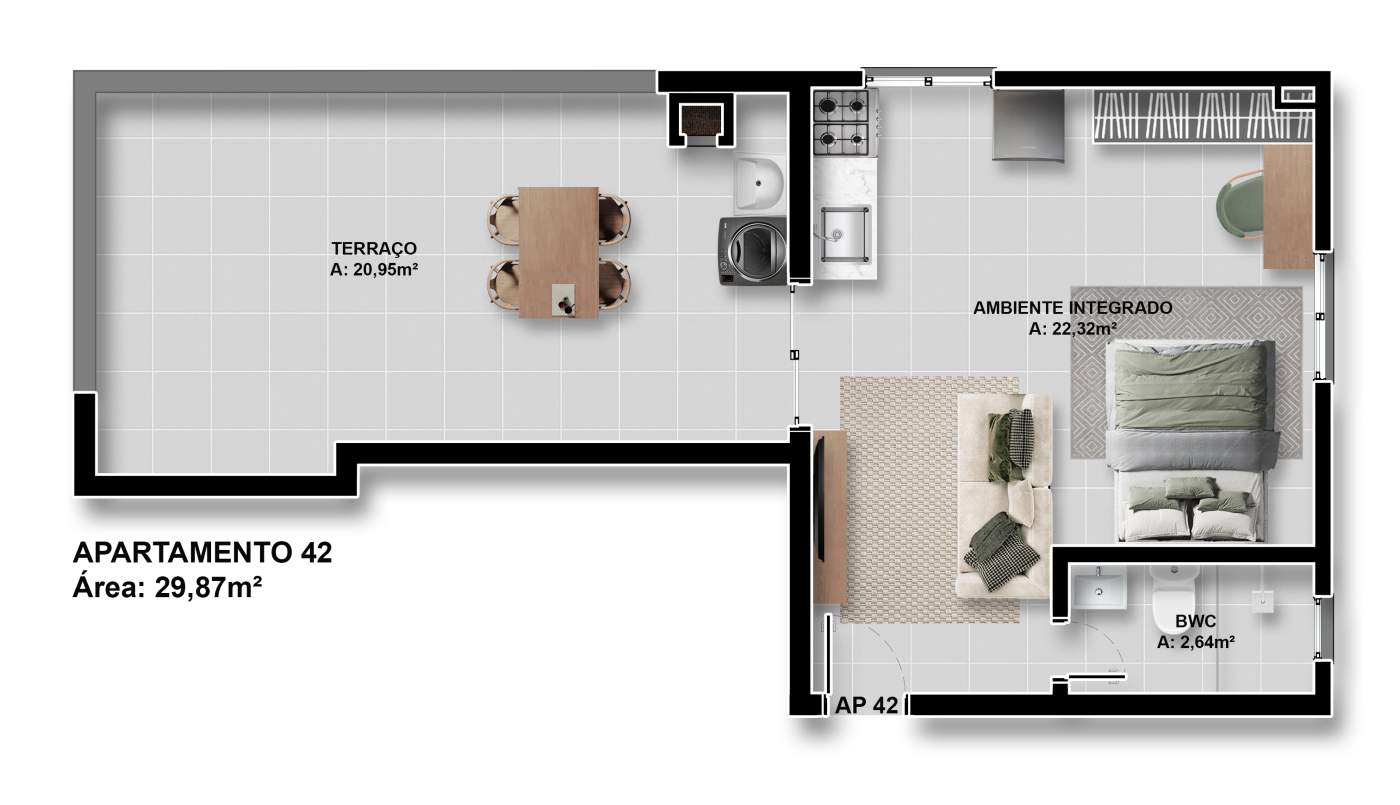 Apartamento, 3 quartos, 51 m² - Foto 14