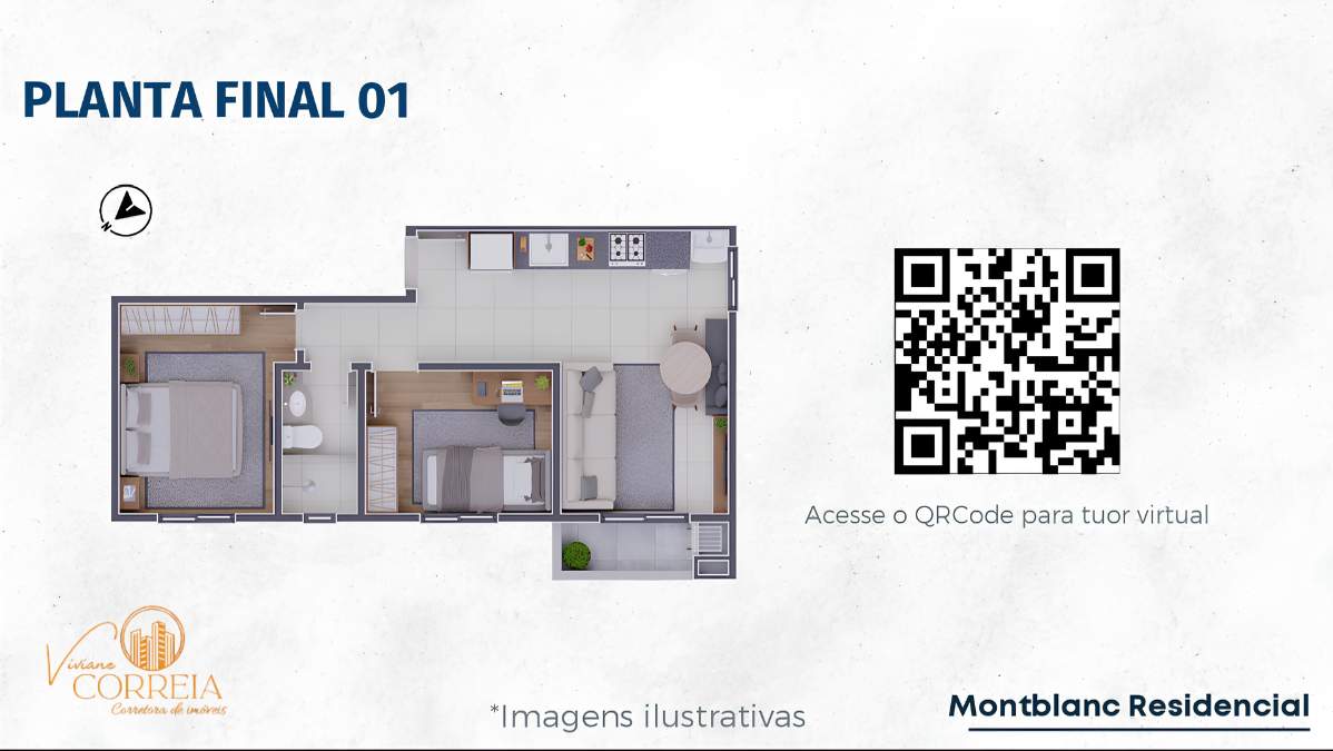 Apartamento, 2 quartos, 43 m² - Foto 4