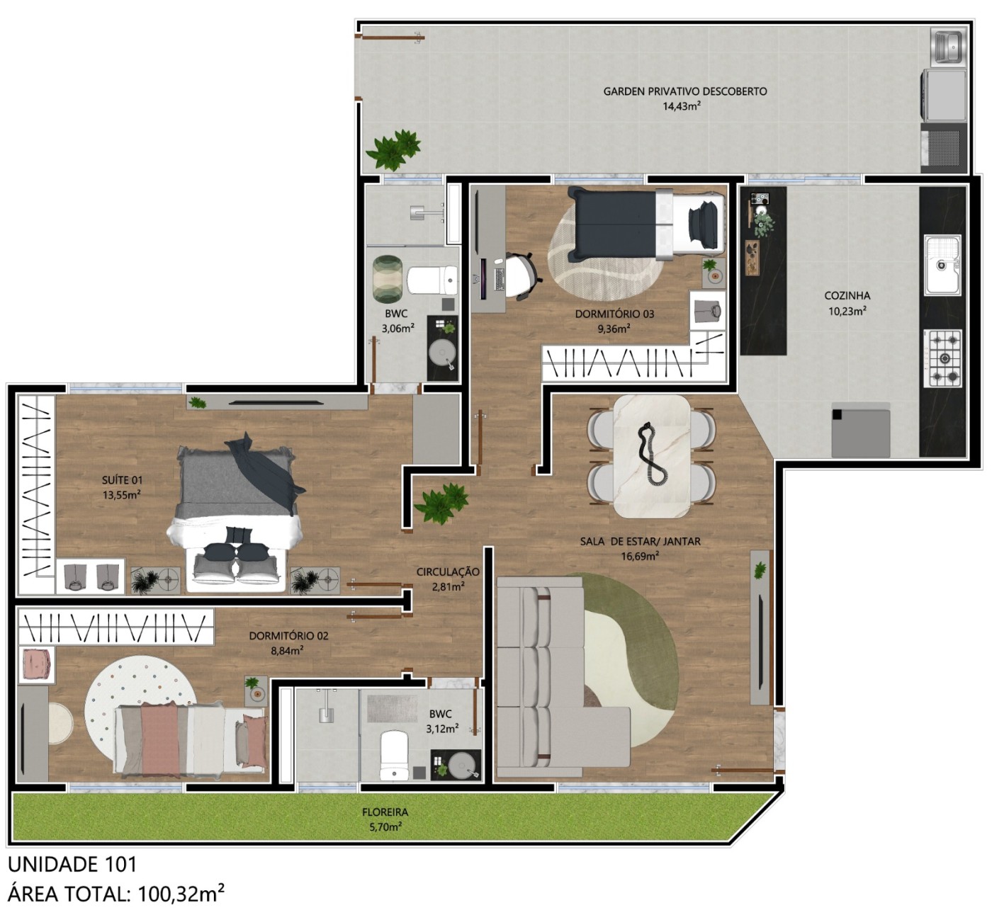 Apartamento, 3 quartos - Foto 4