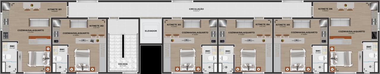 Apartamento, 1 quarto, 22 m² - Foto 9